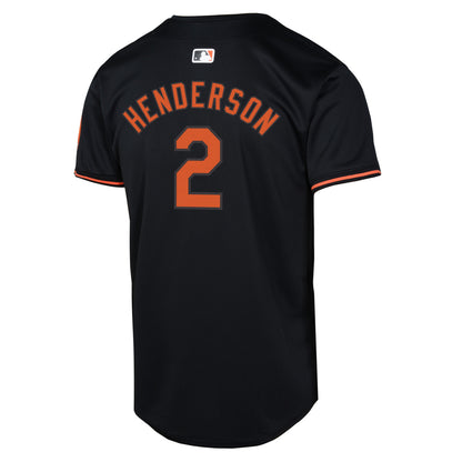 Youth Gunnar Henderson Baltimore Orioles NIKE Black Limited Replica Jersey