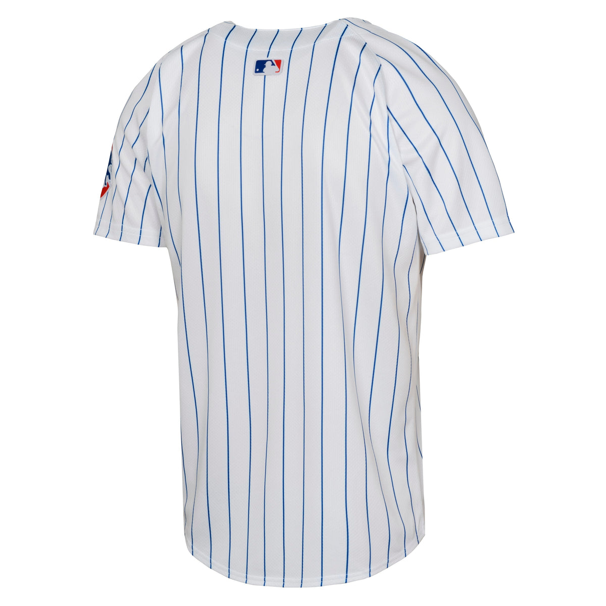 Camiseta réplica Nike Limited Blank blanca de local de los Chicago Cubs para jóvenes
