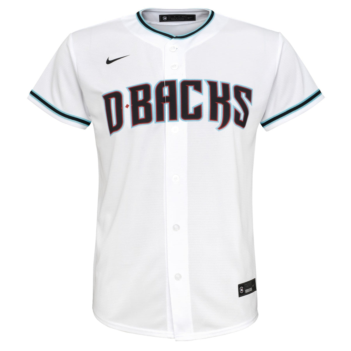 Youth Corbin Carroll Arizona Diamondbacks White Home Replica NIKE Screen Print Jersey