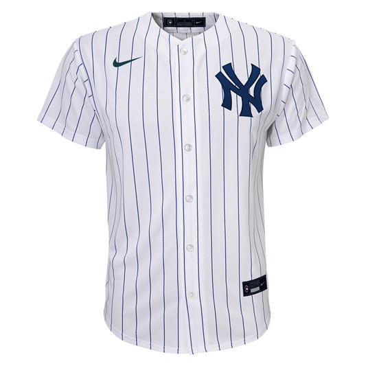 Camiseta réplica de juego infantil Anthony Rizzo New York Yankees blanca de local con estampado