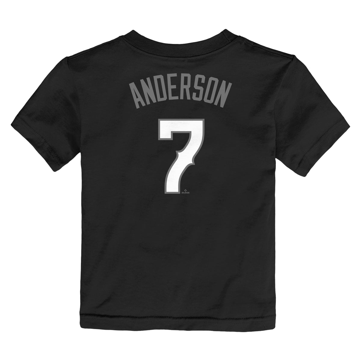 Camiseta Nike City Connect negra para niños de Tim Anderson de los Chicago White Sox