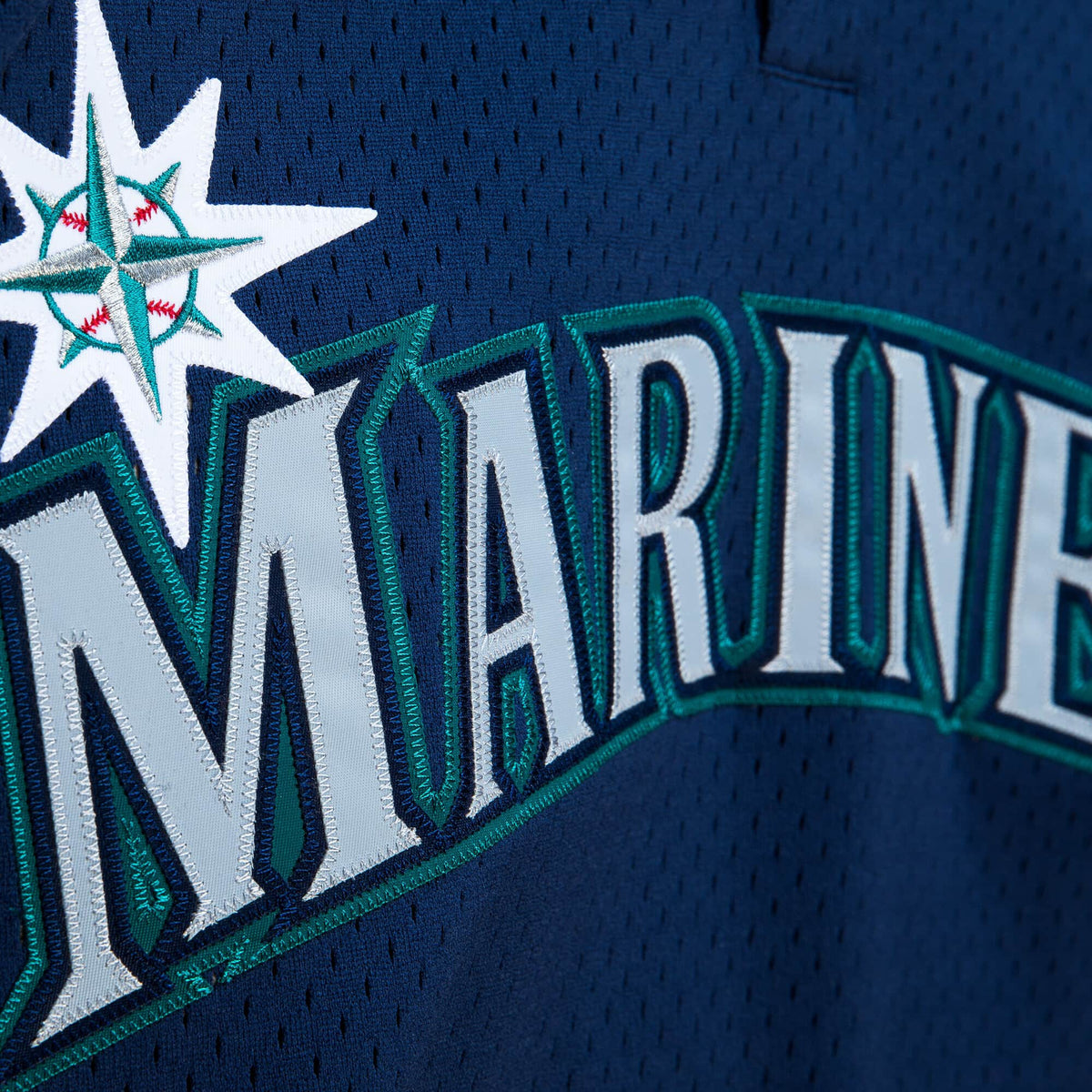 Men's Seattle Mariners Ichiro Suzuki 2002 Mitchell & Ness Navy Cooperstown Collection Mesh Batting Practice Jersey
