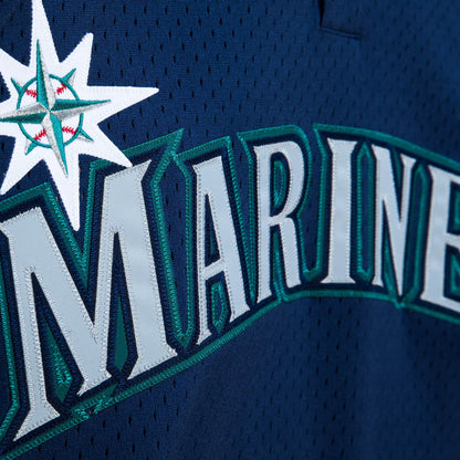 Men's Seattle Mariners Ichiro Suzuki 2002 Mitchell & Ness Navy Cooperstown Collection Mesh Batting Practice Jersey