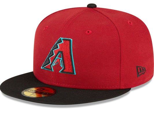 Men's Arizona Diamondbacks New Era Red/Black Home Authentic Collection On-Field 59FIFTY Fitted Hat