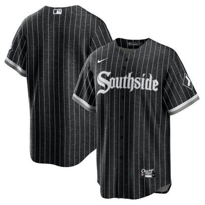 Men's Chicago White Sox Nike Black Southside City Connect Replica Jersey