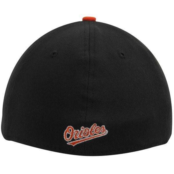 New Era Baltimore Orioles Black/Orange Team Classic Road 39THIRTY Flex Cap