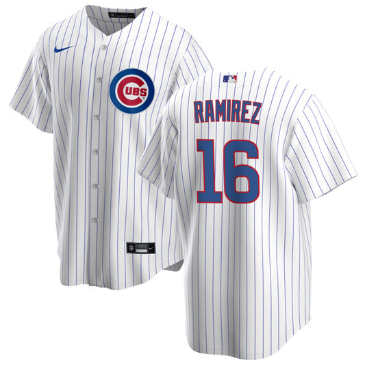 NIKE Men's Aramis Ramirez Chicago Cubs Premium Twill White Home Replica Jersey