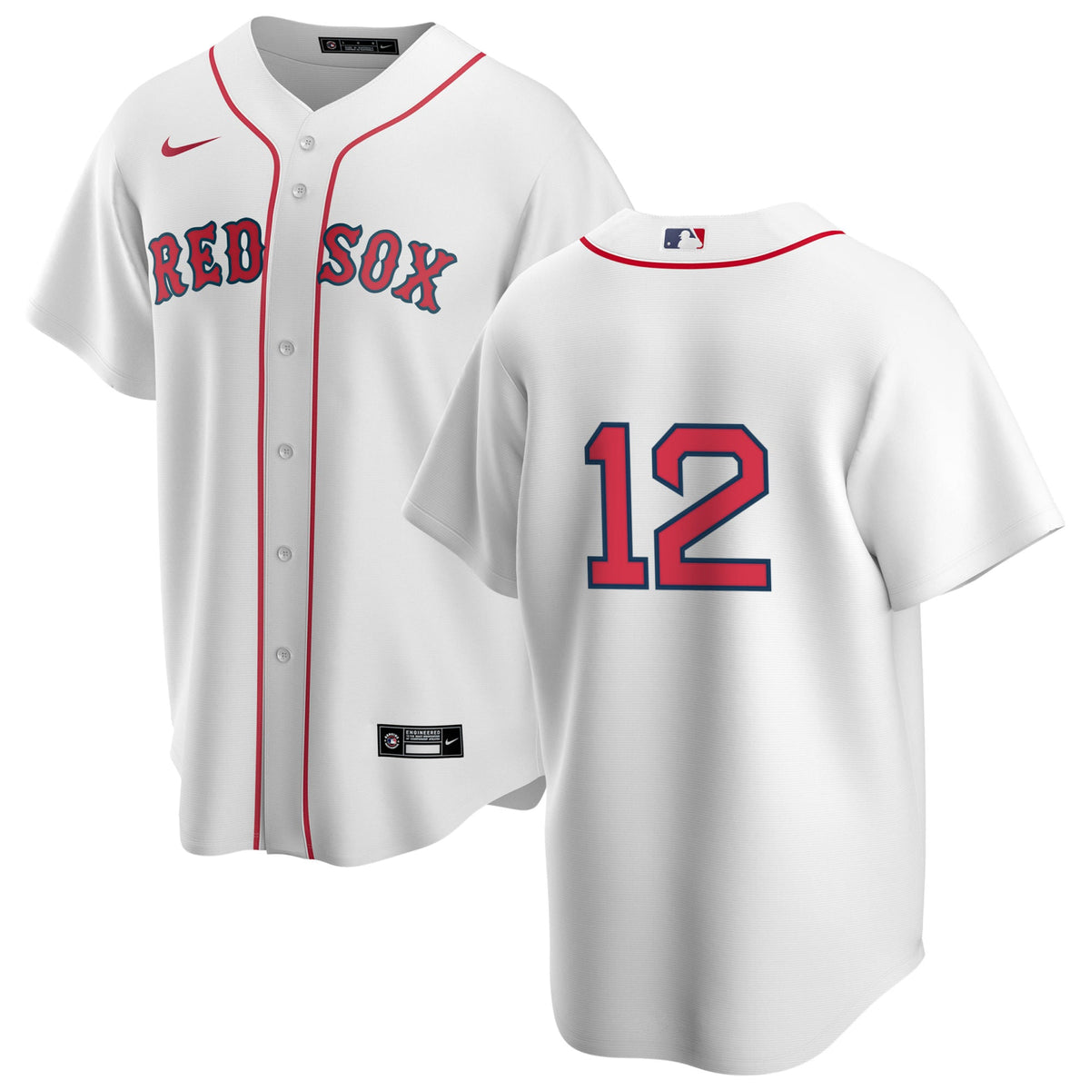 Men's Nike Boston Red Sox Mike Napoli #12 Home Official Replica Player Jersey