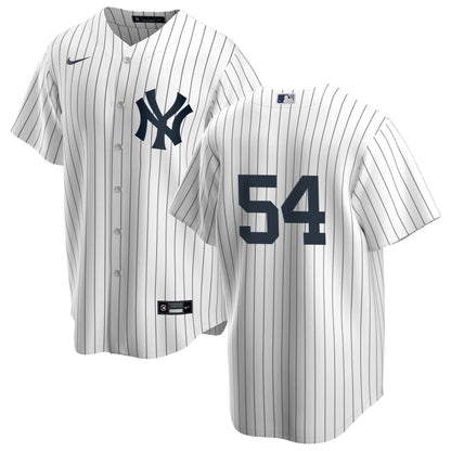 Men's Nike Max Fried #54 White New York Yankees Home Official Replica Player Jersey