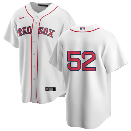 Men's Nike Boston Red Sox Wilyer Abreu #52 Home Official Replica Player Jersey