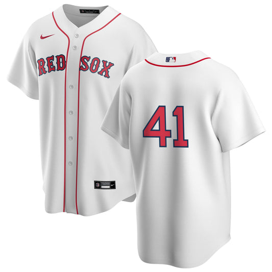 Men's Nike Boston Red Sox John Lackey #41 Home Official Replica Player Jersey