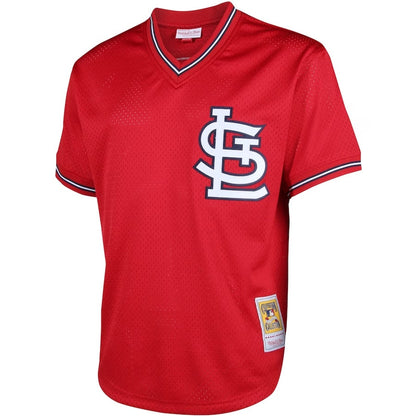 Men's Mitchell & Ness Ozzie Smith 1996 St. Louis Cardinals Batting Practice Cooperstown Jersey