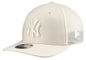 Men's New York Yankees New Era Light Beige Color Pack 9SEVENTY Trucker Adjustable Hat