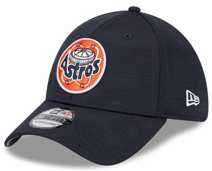 Gorra 39THIRTY Flex Clubhouse de los Houston Astros New Era azul marino 2023 para hombre