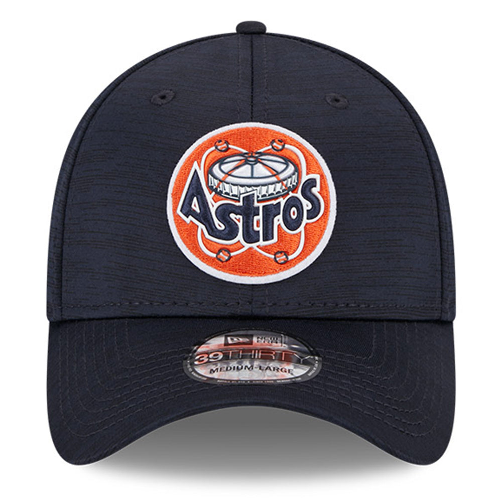 Gorra 39THIRTY Flex Clubhouse de los Houston Astros New Era azul marino 2023 para hombre