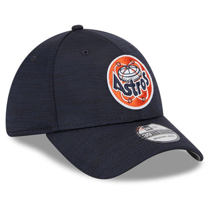 Gorra 39THIRTY Flex Clubhouse de los Houston Astros New Era azul marino 2023 para hombre