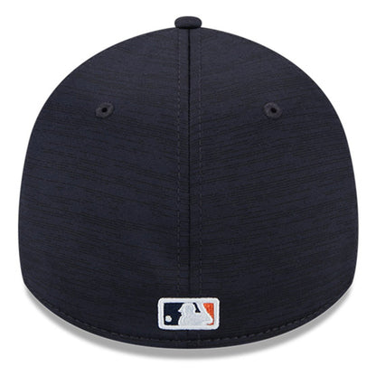 Gorra 39THIRTY Flex Clubhouse de los Houston Astros New Era azul marino 2023 para hombre