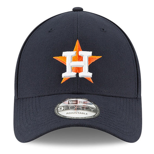 Gorra ajustable New Era The League Alternate 9FORTY de los Houston Astros para hombre, azul marino, versión de local