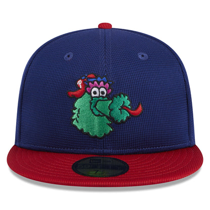 Philadelphia Phillies New Era Deep Blue 2025 Batting Practice 59FIFTY Fitted Hat