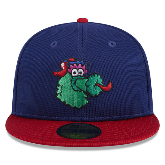 Philadelphia Phillies New Era Deep Blue 2025 Batting Practice 59FIFTY Fitted Hat