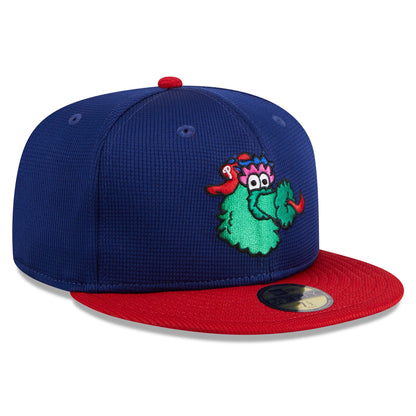 Philadelphia Phillies New Era Deep Blue 2025 Batting Practice 59FIFTY Fitted Hat
