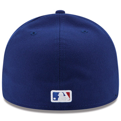 Gorra ajustada 59FIFTY On-Field de la Authentic Collection de New Era en azul real de los Texas Rangers para hombre