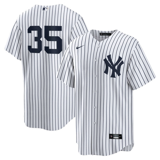 Men's Nike Cody Bellinger #35 White New York Yankees Home Official Replica Player Jersey