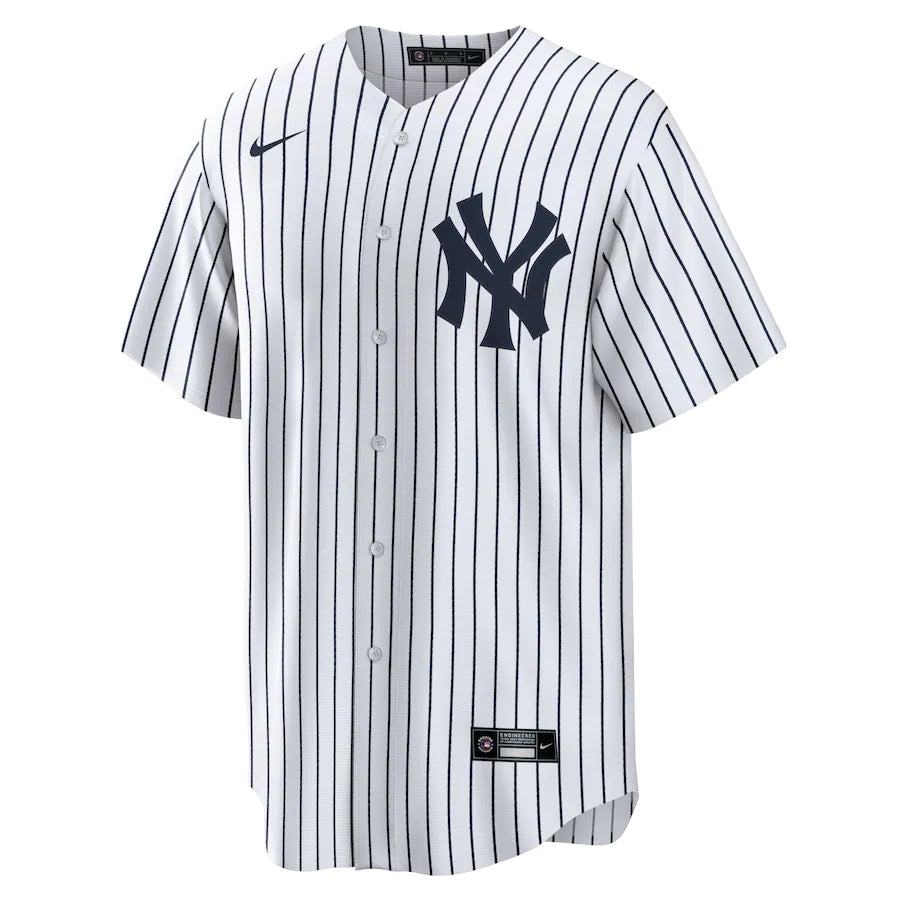 Men's Nike Ben Rice #22 White New York Yankees Home Official Replica Player Jersey