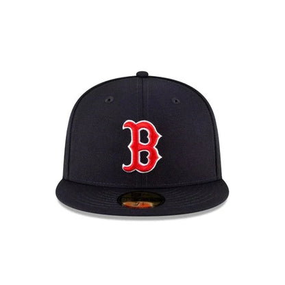 Gorra ajustada New Era 59Fifty clásica azul marino de los Boston Red Sox de la Serie Mundial de 2004