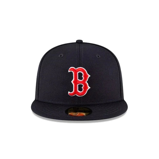 Gorra ajustada New Era 59Fifty clásica azul marino de los Boston Red Sox de la Serie Mundial de 2004