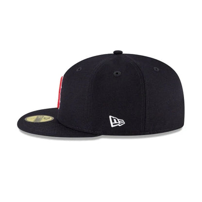 Gorra ajustada New Era 59Fifty clásica azul marino de los Boston Red Sox de la Serie Mundial de 2004