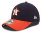 Houston Astros Men's New Era Navy/Orange Road League 9FORTY Adjustable Hat