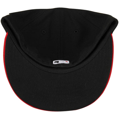 Men's Cincinnati Reds New Era Black/Red Alternate Authentic Collection On-Field 59FIFTY Fitted Hat