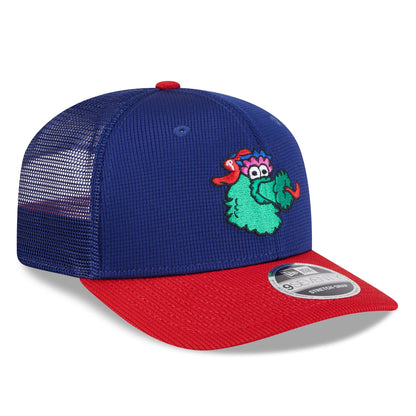 Philadelphia Phillies New Era Deep Blue/Red Batting Practice 9SEVENTY Trucker Hat