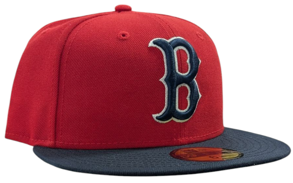 Boston Red Sox Cooperstown Collection 1975 New Era Classics 2 Tone Scarlet/Red 59FIFTY Fitted Hat