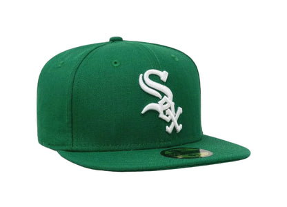 Gorra ajustada 59FIFTY New Era de los Chicago White Sox en verde Kelly «A mitad de camino del Día de San Patricio»