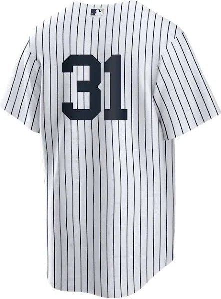 Men's Nike Ichiro Suzuki #31 White New York Yankees Home Official Replica Player Jersey