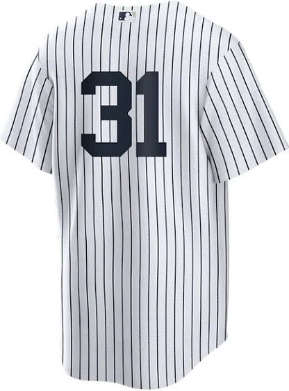 Men's Nike Ichiro Suzuki #31 White New York Yankees Home Official Replica Player Jersey