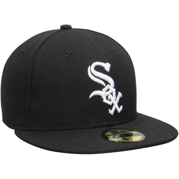 Gorra ajustada 59FIFTY On-Field de la colección Authentic de los Chicago White Sox New Era en color negro para hombre