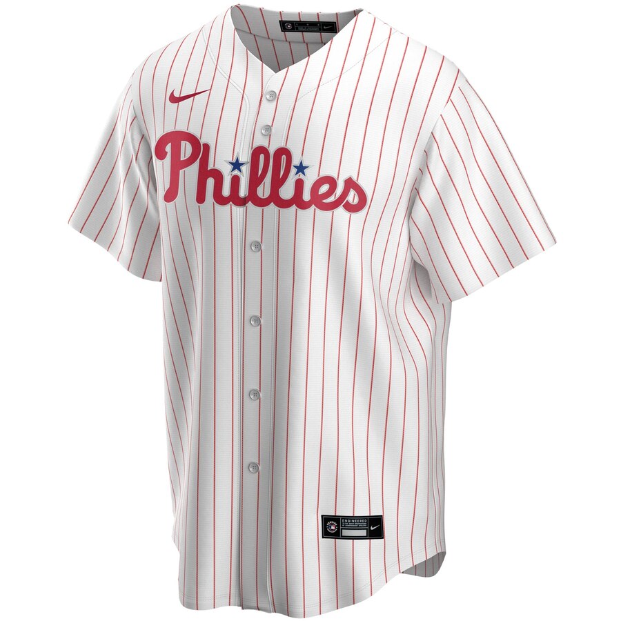 Men's Philadelphia Phillies Bryce Harper Nike White Home Replica Player Jersey