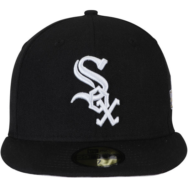 Gorra ajustada 59FIFTY de lana New Era 2005 Serie Mundial Chicago White Sox - Negro