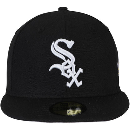 Gorra ajustada 59FIFTY de lana New Era 2005 Serie Mundial Chicago White Sox - Negro