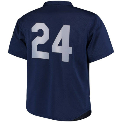 Men's Seattle Mariners Ken Griffey Jr. 1995 Mitchell & Ness Navy Cooperstown Collection Mesh Batting Practice Jersey