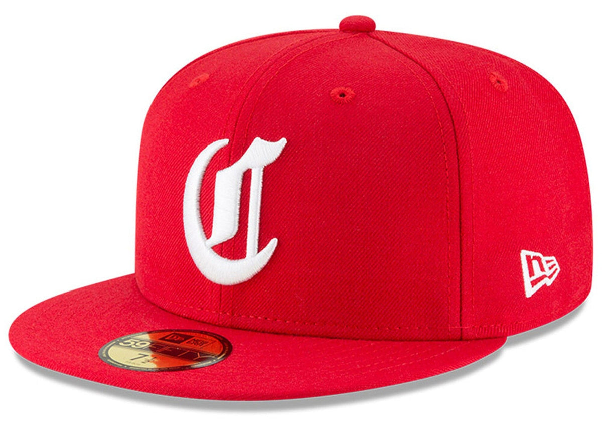 Men's Cincinnati Reds New Era Red Cooperstown Collection 1869 59FIFTY Fitted Hat