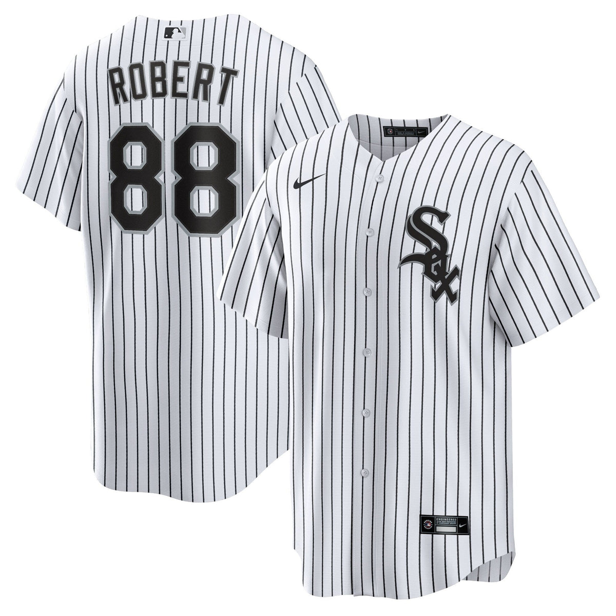 Men's Chicago White Sox Luis Robert Nike White Replica Player Name Jersey