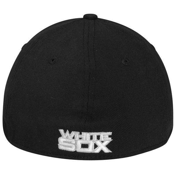Gorra clásica 39THIRTY Flex negra de MLB New Era de los Chicago White Sox para hombre