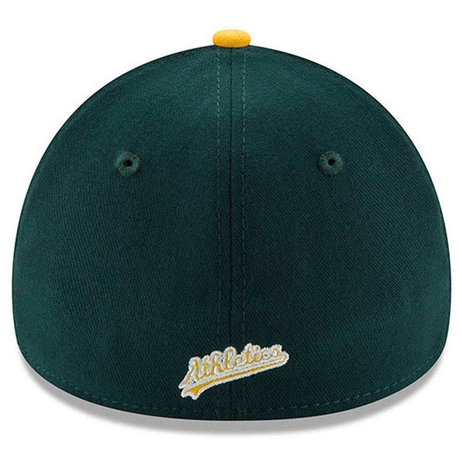 Men's Oakland Athletics New Era Green/Yellow MLB Team Classic 39THIRTY Flex Hat