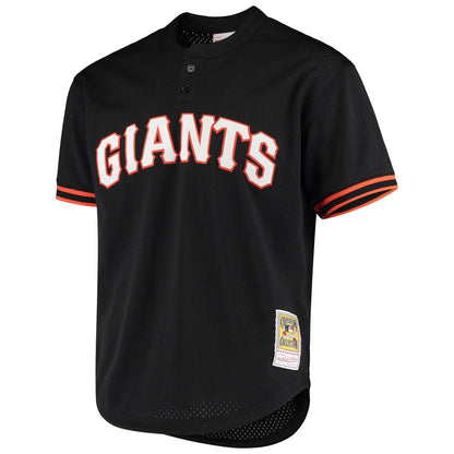 Men's San Francisco Giants Matt Williams Mitchell & Ness Black Cooperstown Collection Mesh Batting Practice Jersey