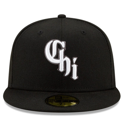 Gorra ajustada 59FIFTY New Era Black City Connect On Field de los Chicago White Sox