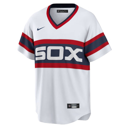 NIKE Men's Harold Baines Chicago White Sox Sunday 1983 Alternate White Premium Twill Replica Jersey